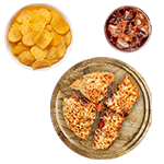 Lamb Shish Calzone Meal 