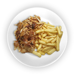 Chips, Chicken Donner & Cheese 