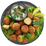 Falafel Kebab Meal (6 Pieces) 