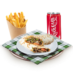 Mild Chicken Tikka Wrap Meal 