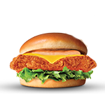 Fried 1/2 Spicy Chicken Fillet Burger 