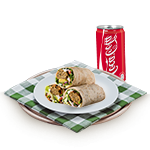 Wrapped Falafel Meal 